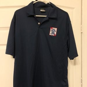 PBR Pabst Blue Ribbon Nike Golf Polo Navy Large